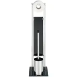 Maximex WC-Bürstengarnitur 3in1 Silber/Schwarz