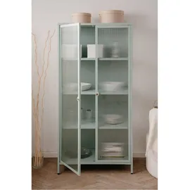 Finori Vitrine Milton 80 x 160 x 40 cm Mintgrün