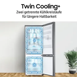Samsung RB53DG703CS9EF RB6000D Kühl-Gefrierkombination (538 l, 2030 mm hoch, Edelstahl)