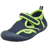 Playshoes Aqua-Sandale Gummistiefel Marine/Grün 26/27