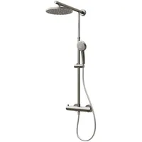 Schulte Duschsystem Rain Classic mit Thermostat Kopfbrause rund