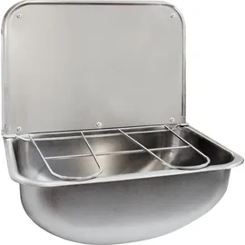 kwc aquarotter gmbh KWC Professional SIRIUS, Edelstahl, 436x190x339 mm, Klapprost und Spritzwand,