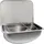 kwc aquarotter gmbh KWC Professional SIRIUS, Edelstahl, 436x190x339 mm, Klapprost und Spritzwand,