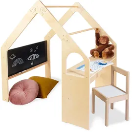 Pinolino Spielhaus Thilda inkl. Stoffdach kleine Flitzern