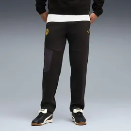 Puma BVB Borussia Dortmund Jogginganzug für Herren Fanartikel der Saison 25-26, Größe:S, Farbe:Schwarz - Schwarz - S