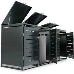 Metall Mülltonnenbox Arel