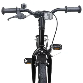 vidaXL Kinderfahrrad 18 Zoll schwarz
