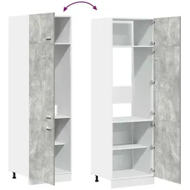 vidaXL Kühlumbauschrank Lyon 60 x 57 x 207 cm Grau