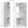 vidaXL Kühlumbauschrank Lyon 60 x 57 x 207 cm Grau