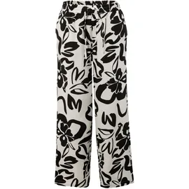 Aniston CASUAL Schlupfhose Casual Schwarz/Weiß 40