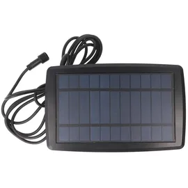 VELAMP CASSIOPEA: Solargirlande IP44, 10 LED-Leuchtmittel, schwarz