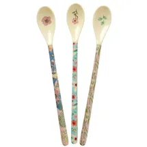 Rice Latte Löffel Flower Prints, 3er, 22 cm