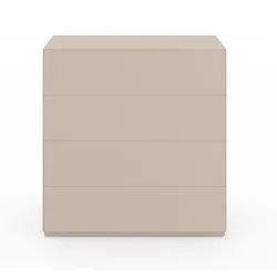 Create Kommode mit 4 Schubkästen Sand Bodenplatte
