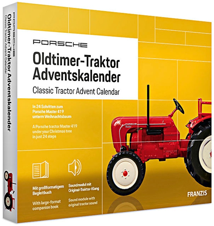 Oldtimer-Traktor Adventskalender "Porsche" 2023