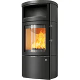 Kaminofen Hark 44-5.1 GT ECOplus RUA 5 kW - Ofenkacheln: deco-schiefer - Korpus: graphit