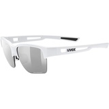 Uvex sportstyle 805 V - Sportbrille für Damen und Herren - selbsttönend - beschlagfrei - white/smoke - one size