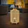 ECD Germany Laterne H75 cm Bambus Beige