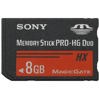 Sony 8 GB High Speed 50 MB/s MemoryStick Pro -HG Duo Flash-Speicherkarte - MS-HX8B/T2