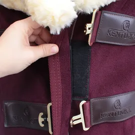 Kentucky Abschwitzdecke Fleece Show 'heavy' Bordeaux 155-205 cm