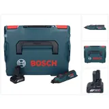 Bosch Professional, Multifunktionswerkzeug, Bosch GRO 12V-35 Akku Rotationswerkzeug 12V + 1x Akku 6,0Ah + L-Boxx - ohne Ladegerät