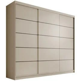 moeblo Schiebetürenschrank Velora 250 x 215 x 58 cm Beige
