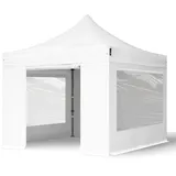 TOOLPORT Faltpavillon 3 x 3 m inkl. Seitenteile weiß 582582