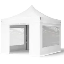 TOOLPORT Faltpavillon 3 x 3 m inkl. Seitenteile weiß 582582