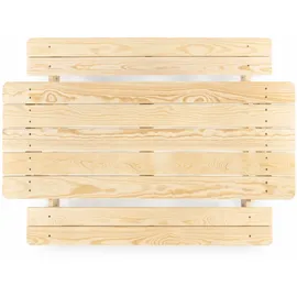 Lemodo Kinderpicknicktisch 115 cm Kiefer natur beige