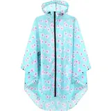 Regenponcho Wasserdicht Fahrrad Kapuze Compact Lotus