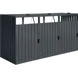 Axi Mülltonnenbox Owen 80 x 122 x 240 cm anthrazit