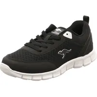 KangaROOS K-RF Bethy Sneaker, Jet Black/White, 40 EU