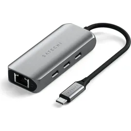 Satechi USB-C Hub With 2.5 Gigabit Ethernet - Grau