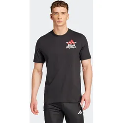 Trainingsshirt ADIDAS PERFORMANCE "FUN SLOGAN G T", Herren, Gr. XL, schwarz, Obermaterial: 100% Baumwolle, sportlich, Shirts