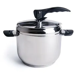 Excelsa Druckkochtopf Professional Cook Stahl 33x19,5x23,5 cm Silber