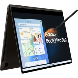 Samsung Galaxy Book3 Pro 360 Notebook (40,62 cm/16 Zoll, Intel Core i7 1360P, Iris Xe Graphics, 512 GB SSD) grau