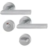HOPPE Rosettengarnitur Bad-/WC-Garnitur Edelstahl F69 E1400/42H/42HKVS