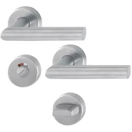 HOPPE Rosettengarnitur Bad-/WC-Garnitur Edelstahl F69 E1400/42H/42HKVS