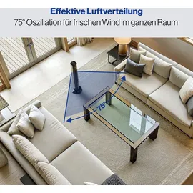 Clatronic TVL 3770 78 cm Turmventilator Schwarz