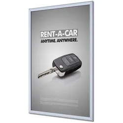 Klapprahmen Plakatrahmen 70x100cm 32mm Rahmen Alu Klapprahmen für Fenster