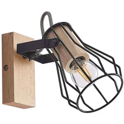 Lindby - Courtney Wandleuchte Black/Wood
