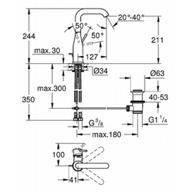 Grohe Essence L-Size Einhandmischer supersteel 32628DC1