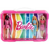 Theo Klein Puppenzubehör Sammelkoffervitrine für 6 Barbies Blau 5808