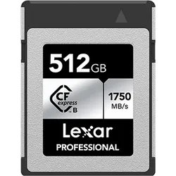 Lexar CFexpress Professional Silver Serie 512GB Typ B (1750/1300 MB/s)