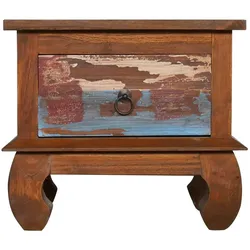 vidaXL Nachttisch 45x35x40 cm Recyceltes Teakholz