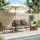 vidaXL Gartenbank 116 x 56 x 75 cm Grau