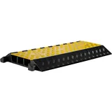 Wiltec Kanal Kabelbrücke 30t 40km/h Überfahrschutz 95x49x8cm Kabelkanal Kabel