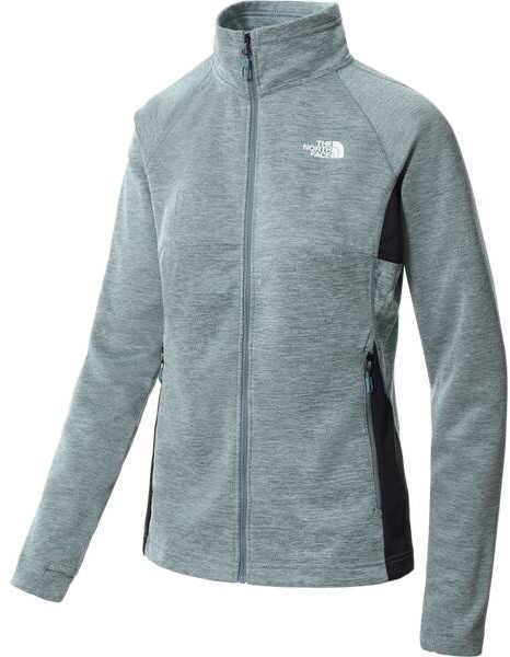 THE NORTH FACE Damen Funktionsjacke W AO MIDLAYER, Goblin Blue White Heather-TNF Black Heather, L