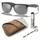 Ray Ban Justin RB4165 852/88 55-16 matte grey/silver