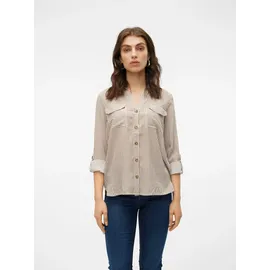 Vero Moda Hemdbluse Viskose Braun XXL