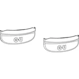 GU Energy GU-966 PSK oZ Grundkarton Scheren-Abdeckkappe, weiß